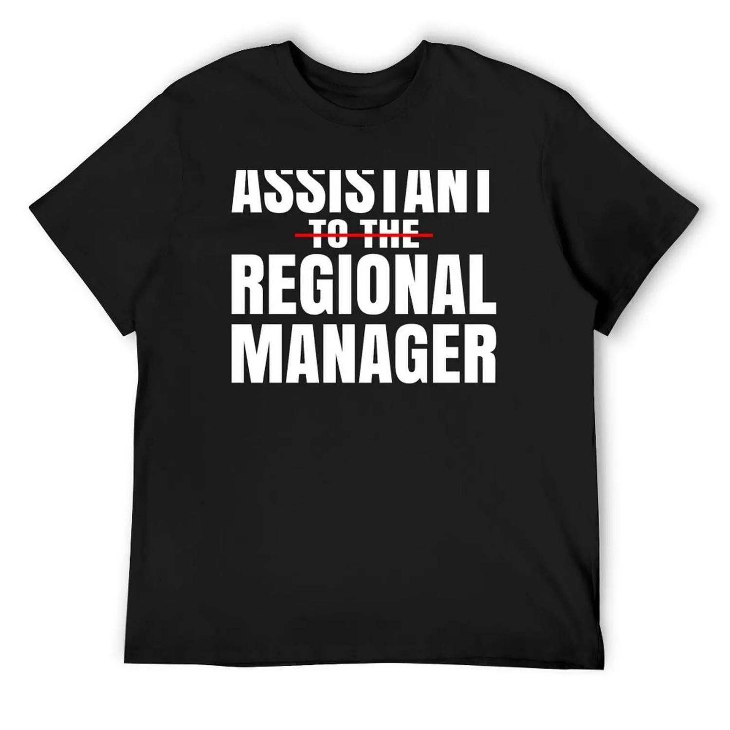 

Assistant To The Regional Manager - Office Funny Tv Show T-Shirt aesthetic clothes quick drying heavy weight t shirts for men XXXXXL чорний