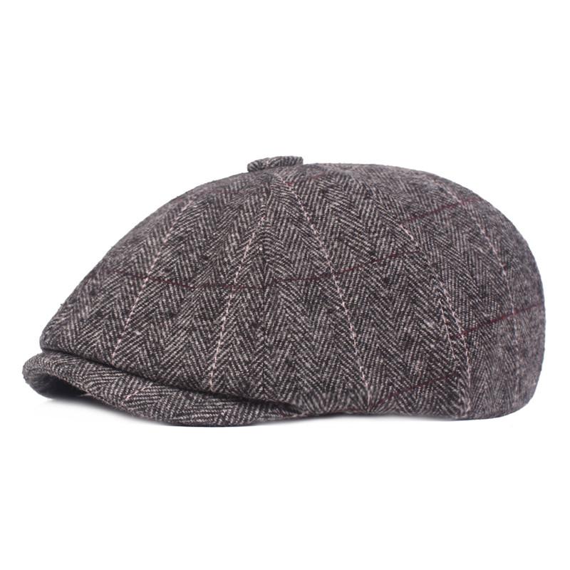 Buy Cap for Men Women 50% Wool Tweed 