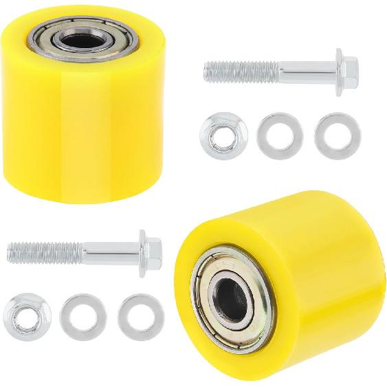 

Windance 2Pcs 8mm Chain Tensioner Guide Wheel, Drive Chain Pulley Roller for Dirt Pit Bikes Street Bikes Motorcycles ATV Off Road (Red) жёлтый