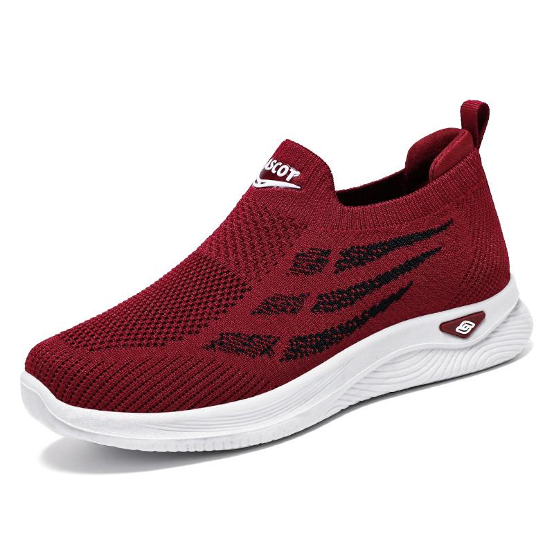 Zapatos de mujer 2023 otoño nuevos zapatos individuales de poliuretano para personas mayores zapatos deportivos zapatos de ocio ligeros sin cordones para personas mayores