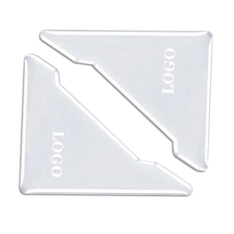 

2025 New 2Pcs Car Door Corner Anti Scratch Collision Protection Stickers For Skoda Octavia Kamiq Rapid Kodiaq Fabia VisionS Karo прозрачный