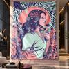 Wall Hanging Tapestry,Lana Del Rey Printed Fabric Backdrop For Dorm Room Party Decoration