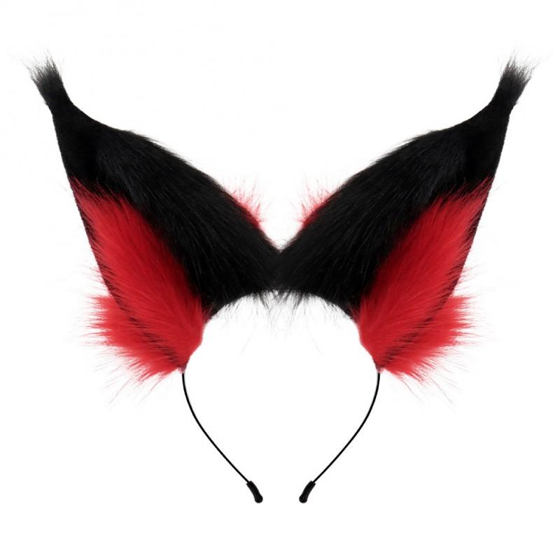 Alastor Cosplay Stirnband mit Tierohren für Erwachsene Anime Convention Kostümzubehör