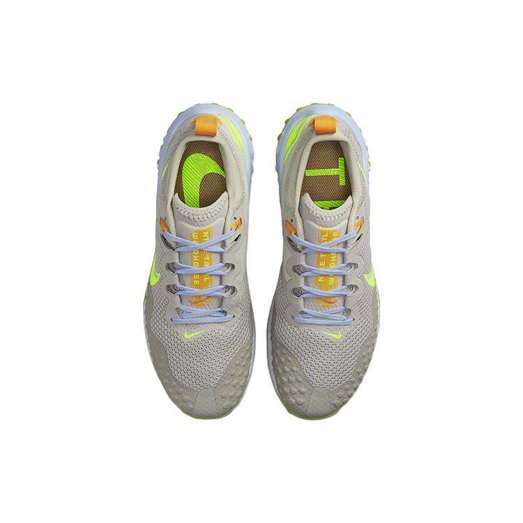 Мужские кроссовки Nike Wildhorse 7 Light Iron Ore Volt Серый булыжник Кумкват CZ1856-004 — фото 4