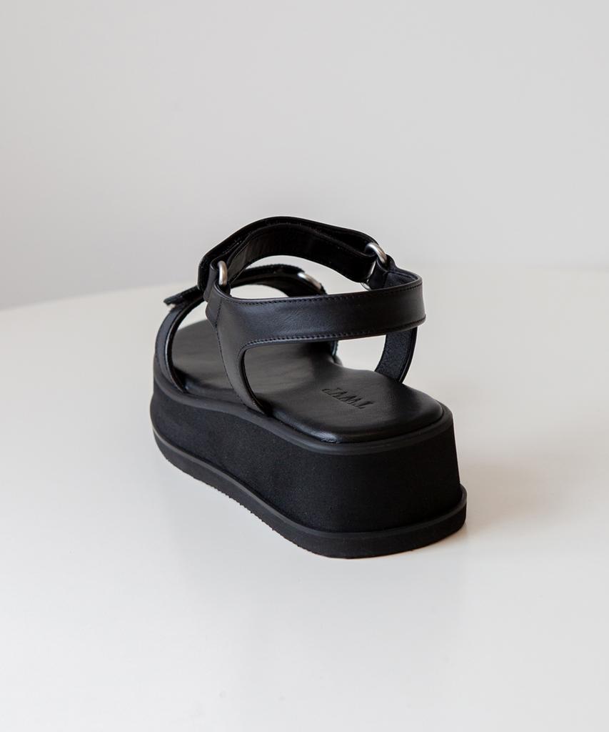 Twvp Muare Platform Sandals Black