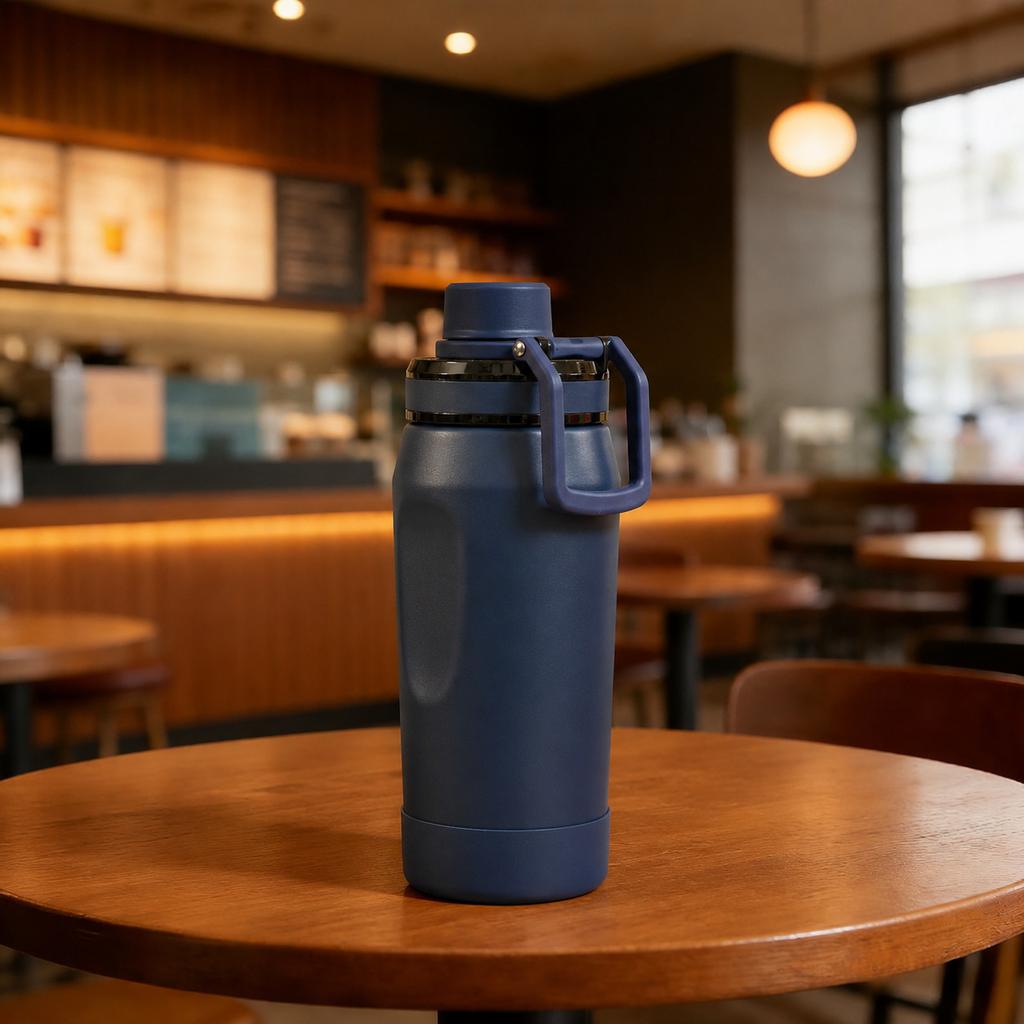 New Silicone Bottom Large-capacity Space Pot 0 Stainless Steel Thermos Cup Outdoor Portable Travel Kettle