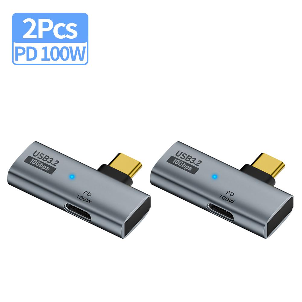 1-5Pcs 2-in-1 Type C 3.2 OTG Splitter 100W PD Fast Charging 10Gbps Data Transfer USB C To USB 3.2 Adapter for iPhone 15 Tablet