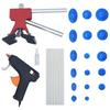 VidaXL Kit d'Outils De Débosselage Sans Peinture 26 Pcs Outils De Réparation Voiture Véhicule Extracteur De Bosses Pistolet 210564