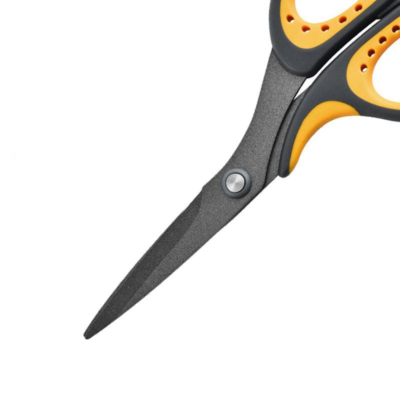 Multi-Purpose Household Teflon Scissors Anti-Stick Rust-Proof Scissors Portable Craft Stationery Scissors Office School Supplies