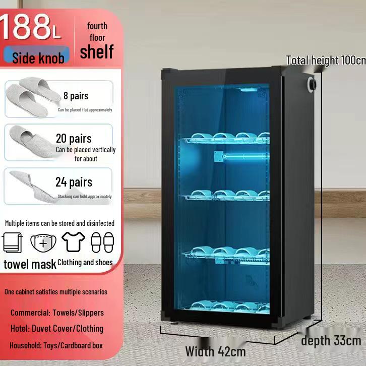 Large Capacity Disinfection Shoe Cabinet for Beauty Salons and Hotels