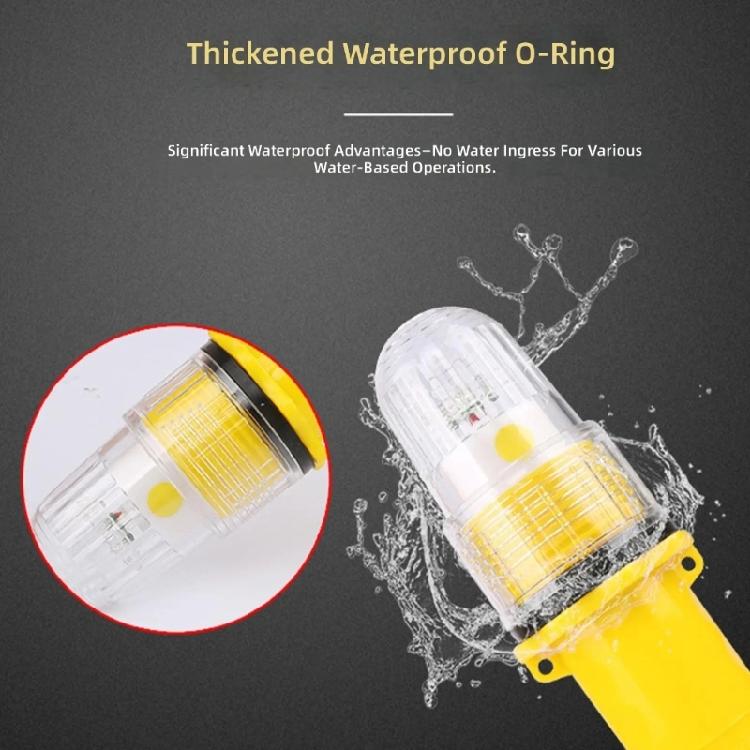 Underwater LED Net Marker Light Single Flash Fishing Signal Lamp for Night Anglers and Net Position Routine Checks