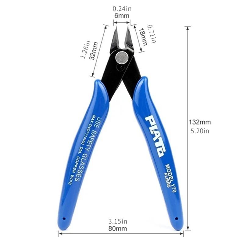 Multi-Function Pliers, Diagonal Cutting Pliers With Wire Stripper, 50 Steel Construction, Spring Loaded Design