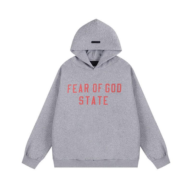 Essentials Fleece Hoodie Sweatshirt Pants Set Men Women Loose Fit Winter High Street Casual Wear