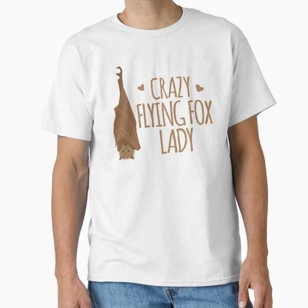 Crazy Flying Fox Lady Classic TShirt Made In UsaAus TShirt S2xl S