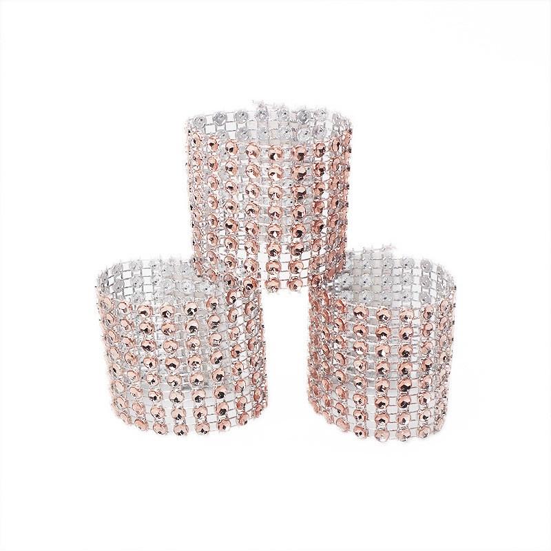 STRASSED NAPKIN HOLDER FOR HOLIDAYS WEDDING DINNERS NAPKIN HOLDER Fabric Napkin Holder Cloth Napkin Ring