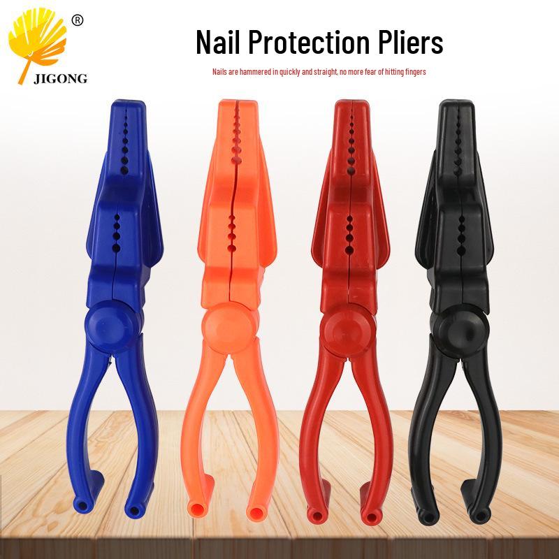 Nail Fixing Pliers with Anti-Hammer Feature - Secure Long & Short Nails with One-Step Design