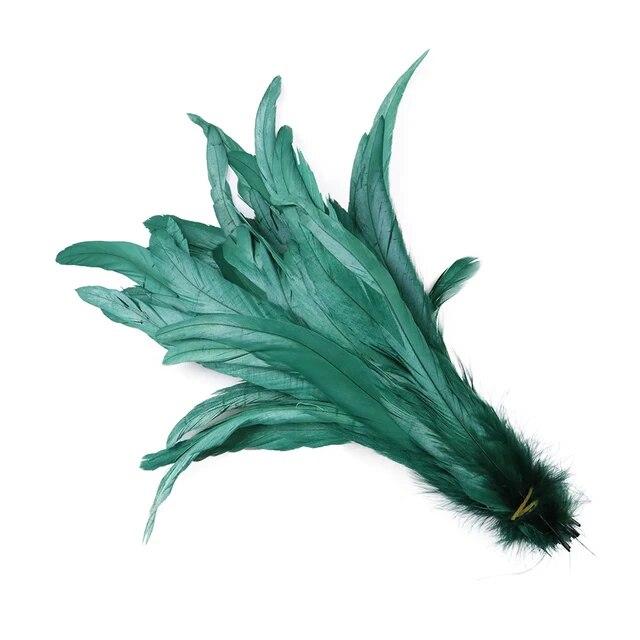 30-35cm Long Rooster Feather for Carnival Clothing Head Wear Decor Party Stage Performance Accessory Pheasant Plumas