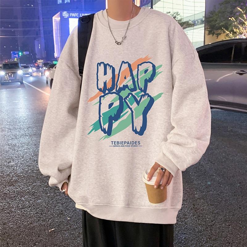 Men s Heavyweight White Hoodie: Loose Fit, Plus Velvet, Long-Sleeve, Autumn/Winter Trendy Brand, Unisex Design. XL