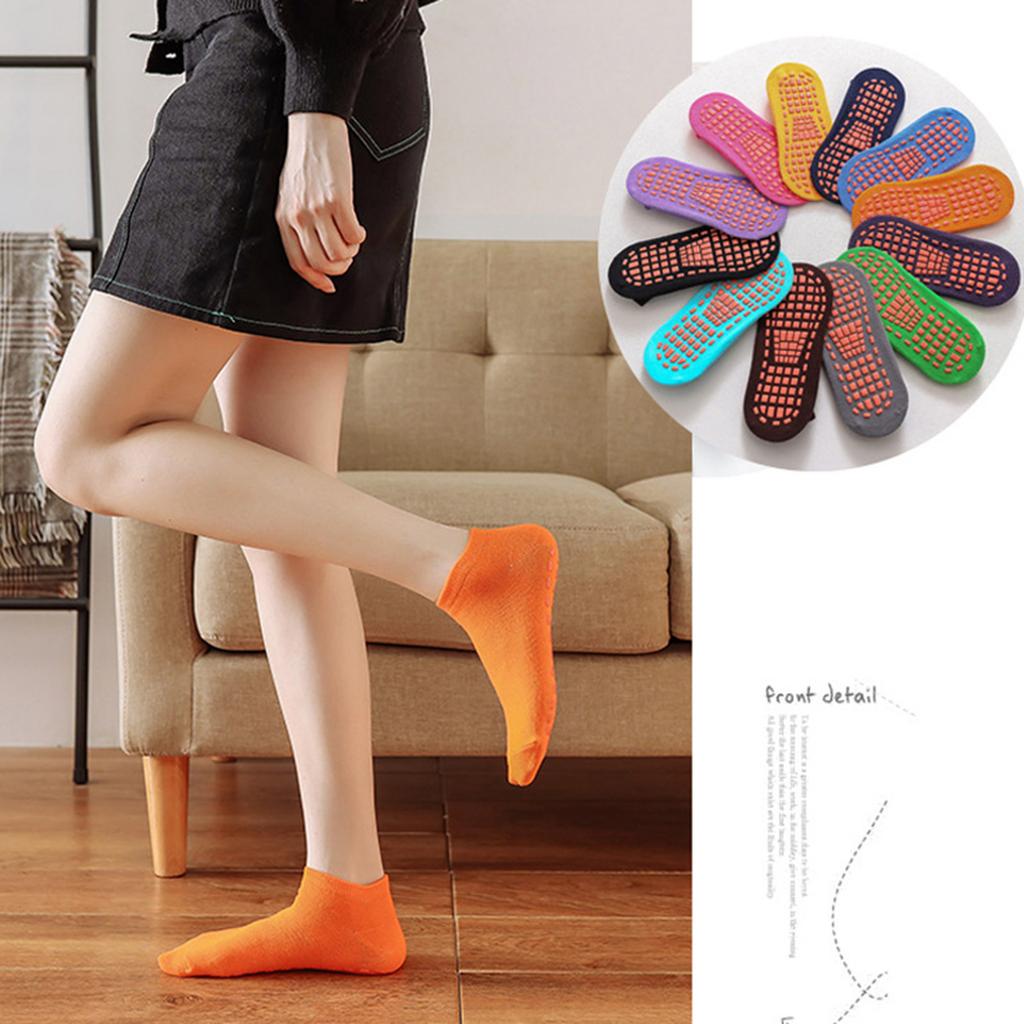 Non Slip Yoga Socks Floor Socks for Kids and Adults Cotton Comfortable Breathable