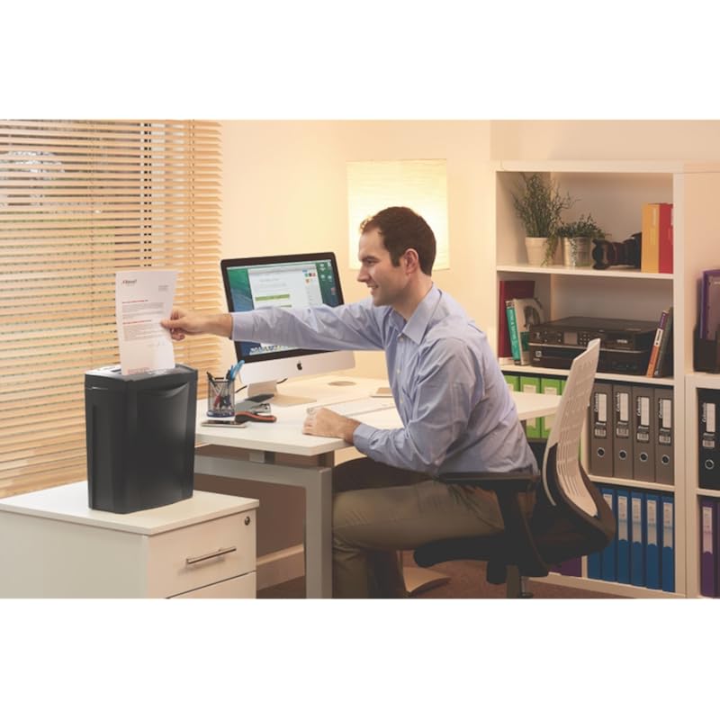Gbc Alpha Confetti Paper/Credit Card Cross Cut Shredder With 6 Sheet Capacity And 14L Bin, 2 Years Warranty