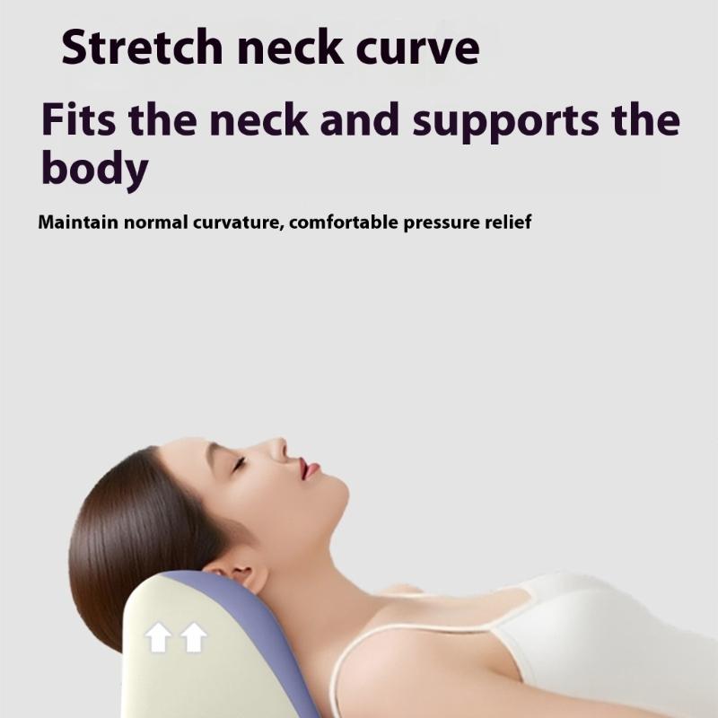 Multifunctional Cervical PillowfFor Side Sleepers Comfortable Memory Foam Pad Ideal for Home Office Travel