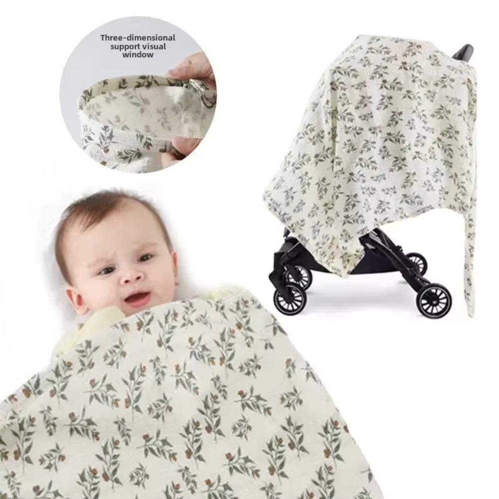 Cotton Mother Outing Breastfeeding Cover Privacy Apron Adjustable Breastfeeding Apron Stroller Blanket