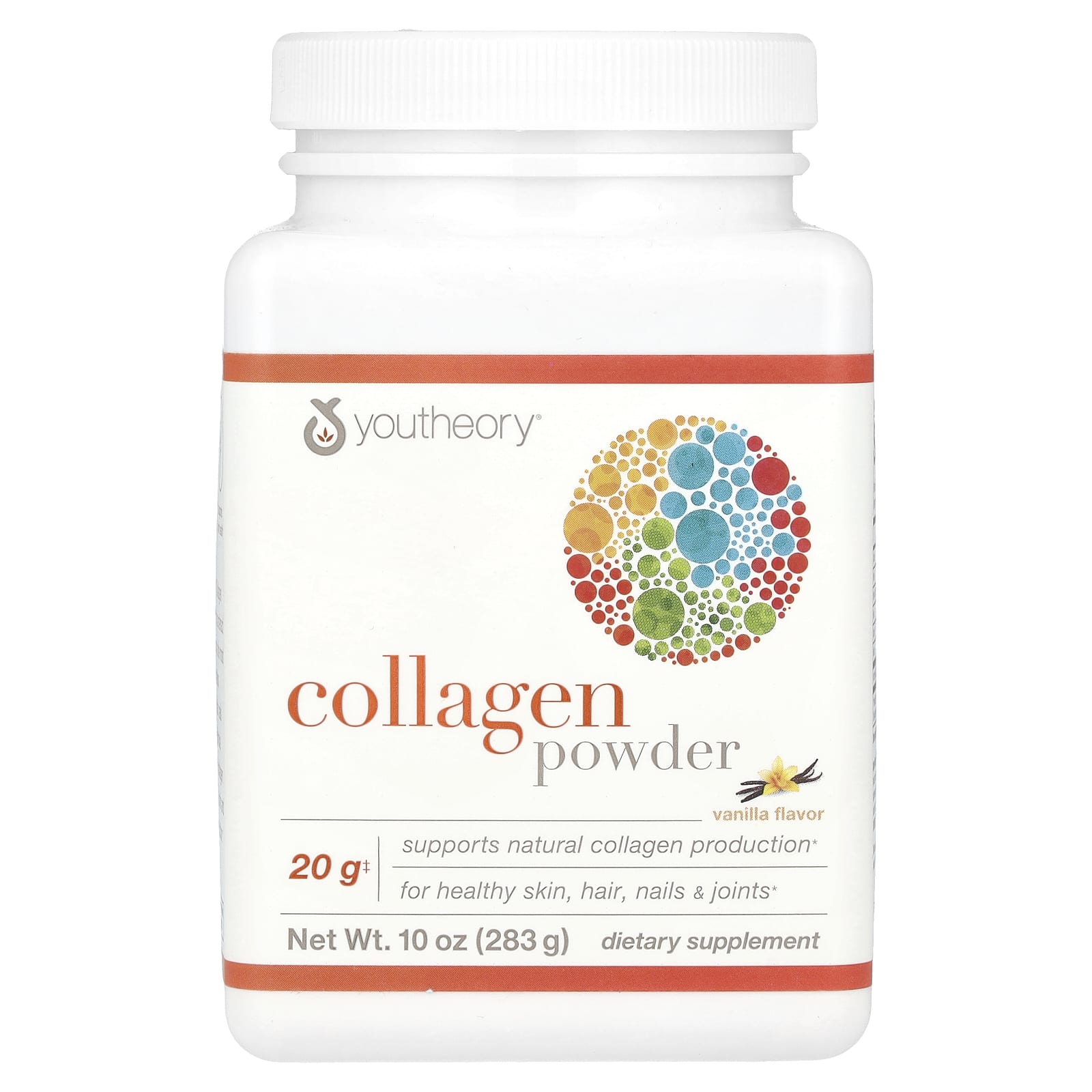 

Collagen Powder, Vanilla, 283.5G(10Oz)