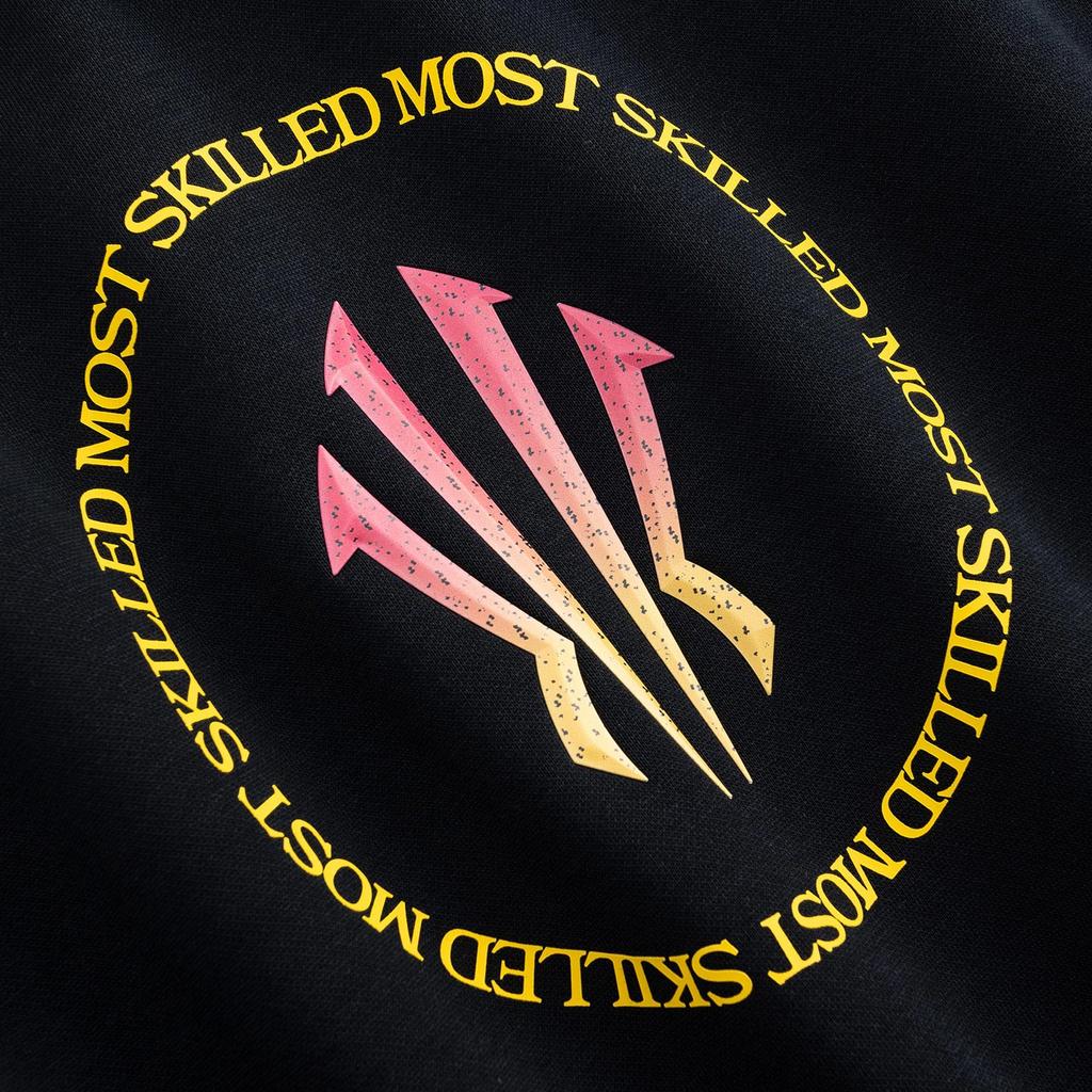 Anta Basketball Series Kyrie Pullover Sweatshirt 2025 Autumn Basic Black Unisex Sweatshirt 972541714-3