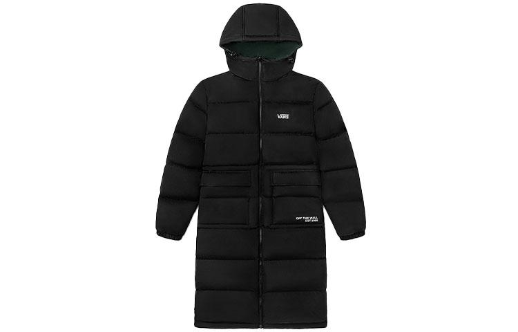 Vans Down Jackets Unisex Black Hooded Lightweight Quilted Down Jacket VN0A5H7KBLK XL