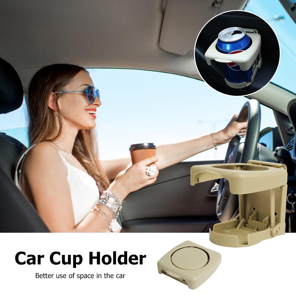 Universal Car Cup Drink Holder Support Automobile Interior Folding Beverage Rack