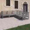 VidaXL Solid Pine Wood Garden Lounge Set 5 Pcs Patio Furniture Set Terrace Furniture Garden Furniture Furniture 3075726