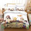 Cute Inoue Toro Bedding Set Single Twin Full Queen King Size Bed Set Adult Kid Bedroom Duvet Cover Sets 3D Anime Bed Sheet Set