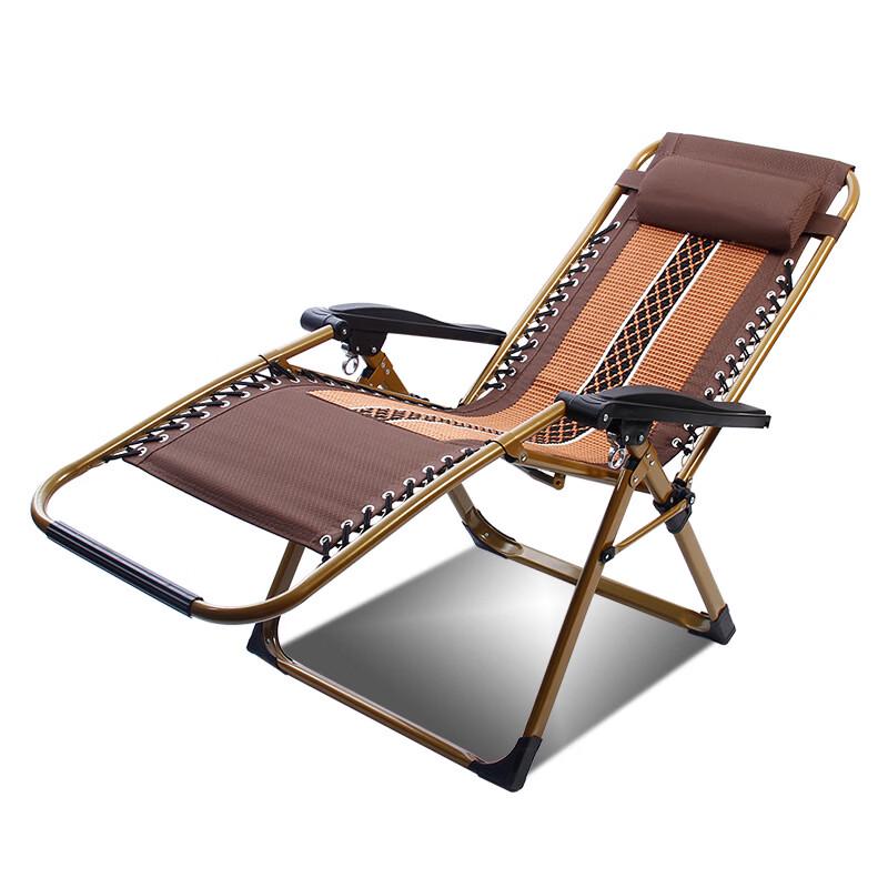 OIMG Folding Metal Recliner Chair