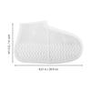 Silicone Rain Proof Shoe Covers for Outdoor Use Waterproof Anti-Slip Shoe Protector Dust Mud Splash Protection Foldable Easy