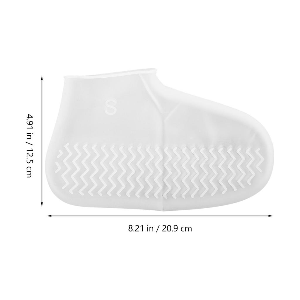 Silicone Rain Proof Shoe Covers for Outdoor Use Waterproof Anti-Slip Shoe Protector Dust Mud Splash Protection Foldable Easy