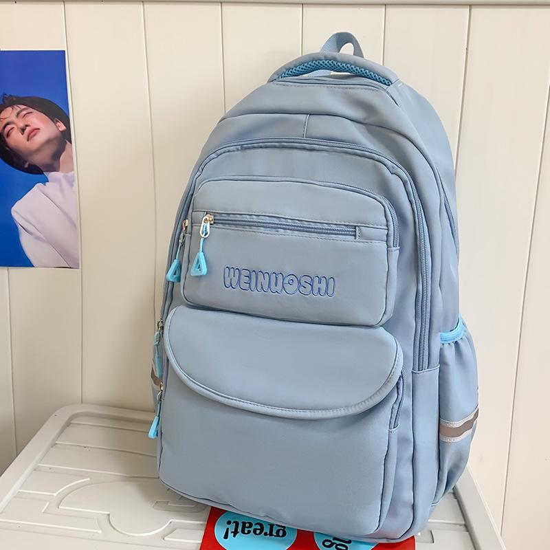 Dětský školní batoh pro žáky základní školy, velkokapacitní, pro dívky, pro žáky nižší střední školy, batoh s nápisem