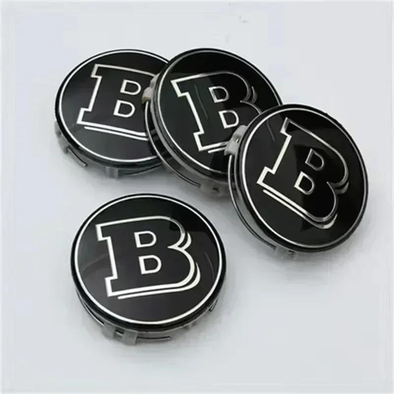 4 Pieces/Set 75mm For Mercedes Benz AMG W203 W206 W220 W205 W211 W212 Car Wheel Center Hub Caps Benz Emblem Tire Rim Covers CD2