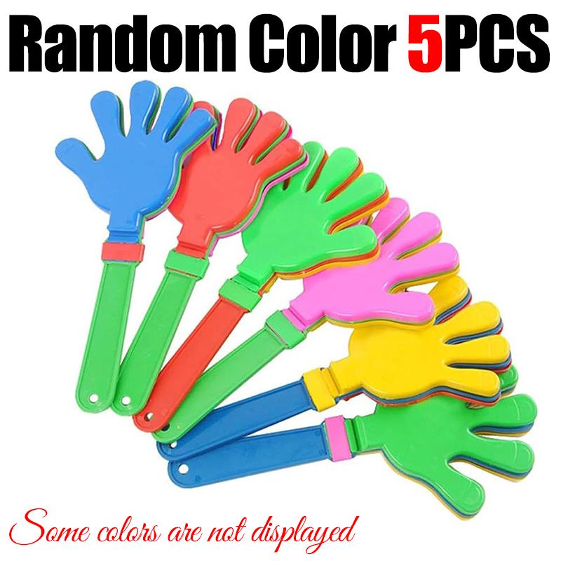 

5-10PCS/Pack Small Hands Clap Random Mix Color Cheering Up Applause Clappers Suitable for Sport Events Festival Game Rewards ZYF