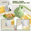 2in1 Oil Sprayer Oil Bottle beach for one 500MLPlastic Spray beach Dispenser Salad BBQ Kitchen Baking Roasting Camping Picnic