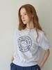 NONLOCAL Marine Rope Half Sleeve Sweatshirt - Light Gray