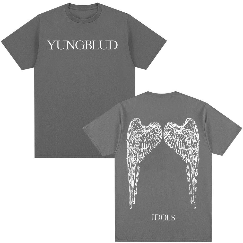 Yungblud IDOLS Wings Album Tour 2025 T Shirt Fans Gift Unisexs Women Hip Hop Short Sleeve Tshirts Oversized Casual Cotton Tshirt