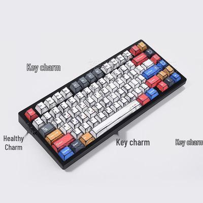 Classic Hundred Mix Lights Manga Keycaps [Bagged] - Full Five-Sided Dye-Sub, Original Height for Mechanical Keyboards