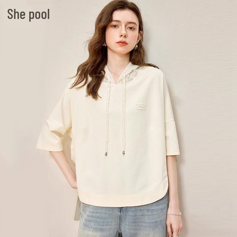 

Women s Lace Hooded Sweatshirt L