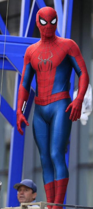 Brandneuer Tag Spider-Man Body Rot Blau Klassisch Ganzkörper Eng Anliegend Cosplay Kostüm Halloween