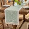 Jacquard Ethnic Style Table Runner with Tassel Tablecloth Table Flag Table Cover  Table Decor