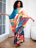 European & American Plus Size Printed Beach Cover-up Dress