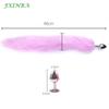 Anal Fox Tail Stainless Steel Anal Buttplug Tail Sex Toys for Women Man Couple Gay BDSM Toy Cosplay