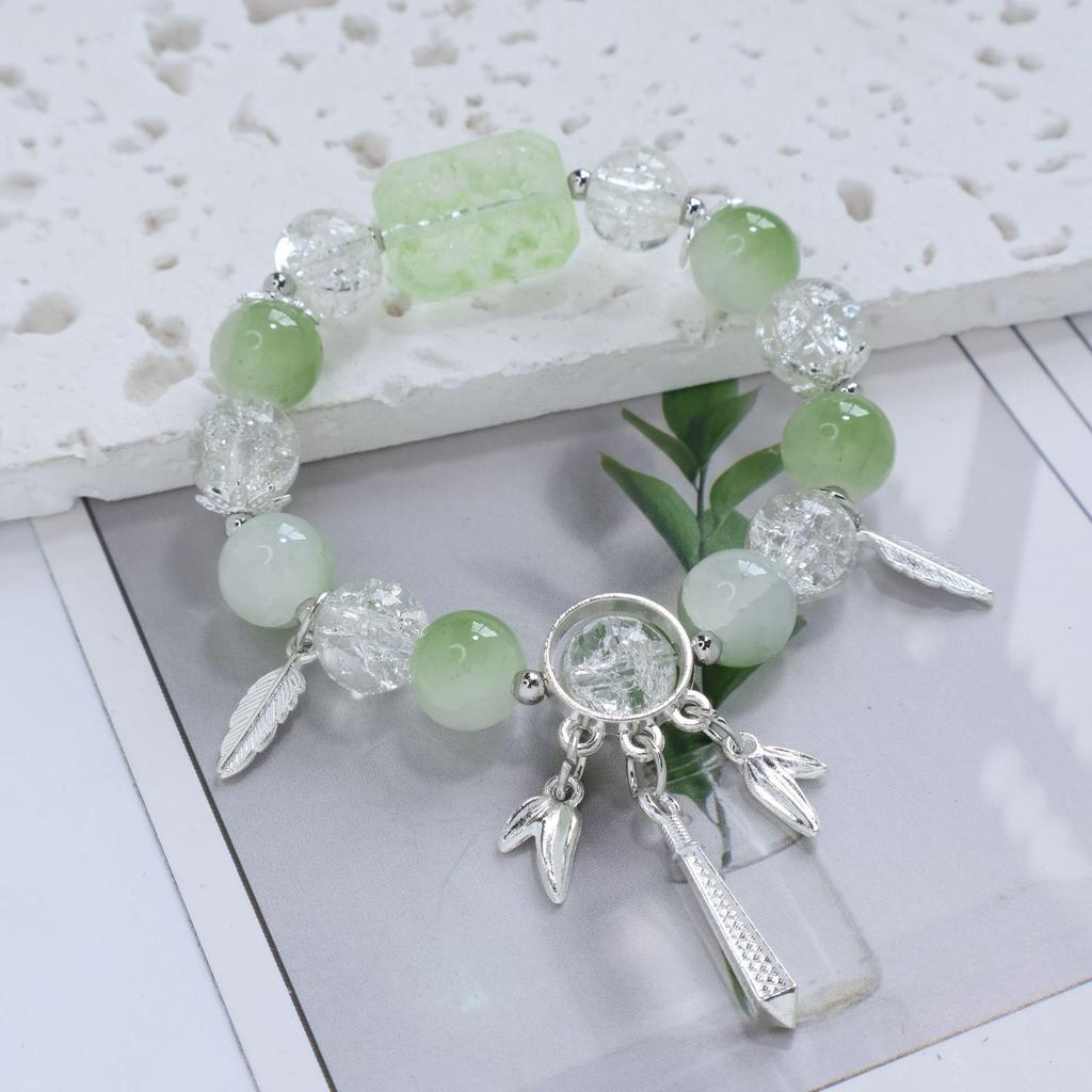 Mori Style Mermaid Crystal Bracelet – Versatile Niche Design for Women, Ideal for Students and Best Friends