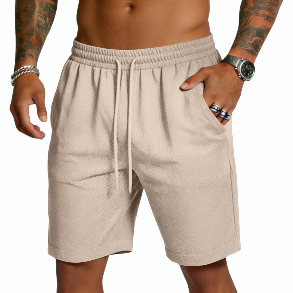 Men's Casual -Weave Drawstring Shorts