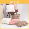 Pillowcase Only Luxurious Faux Rabbit Fur Pillow Covers Modern Chic Sofa Cushions In Various Sizes